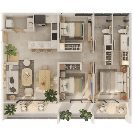 PLANTA AXONOMETRICA REEF